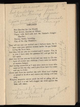 hog butcher to the world|Carl Sandburg – Chicago .